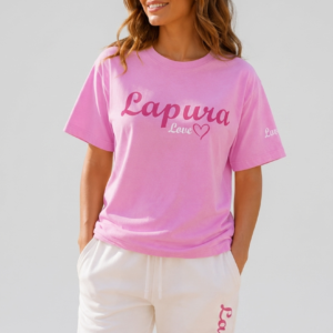 Signature Essential Tee in Sun-Kissed Pink
