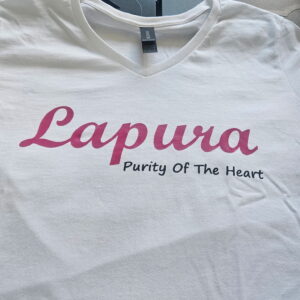 V-Neck Purity Creed Tee in Resort White